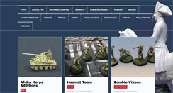 Desktop Screenshot of miniaturewars.com